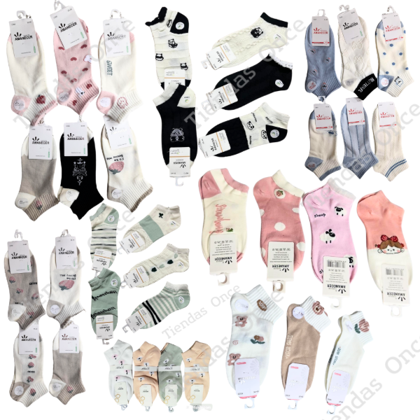 Producto - Soquetes amanecer de dama- Por docena