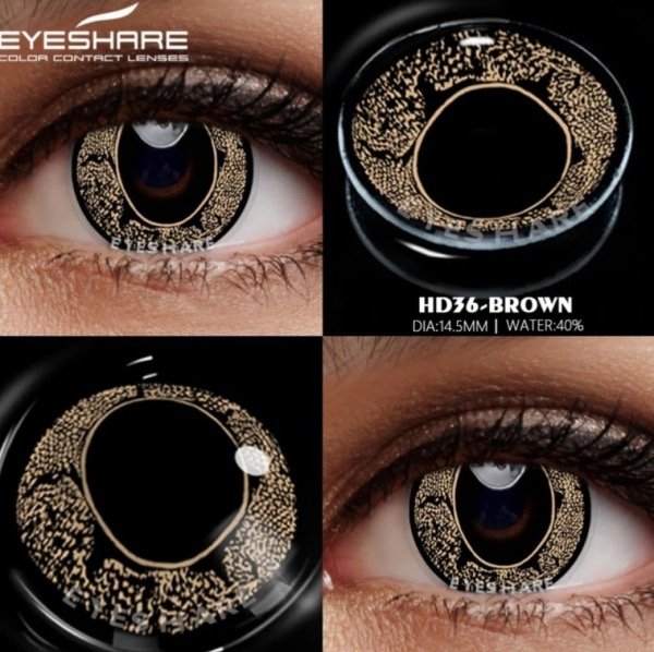 Producto - Lentes de contacto fantasía HD36 Brown