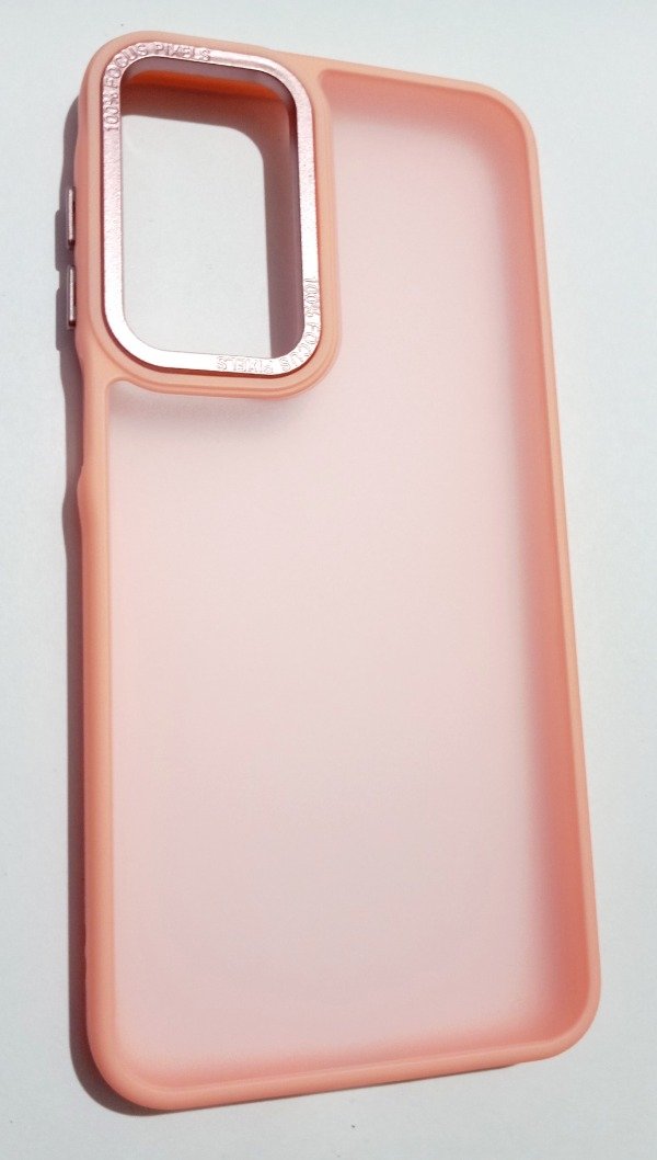 Producto - Funda Rosa Translúcido XAEA Espacio para Samsung A16