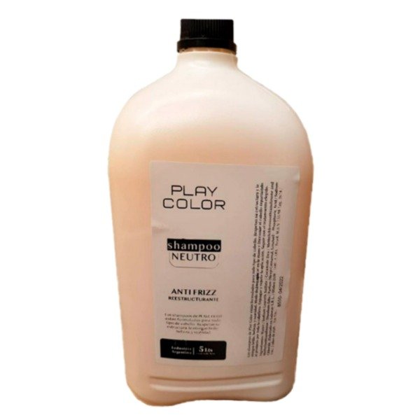 Producto - shampoo neutro antifrizz  reestructurante play color x 5 litros