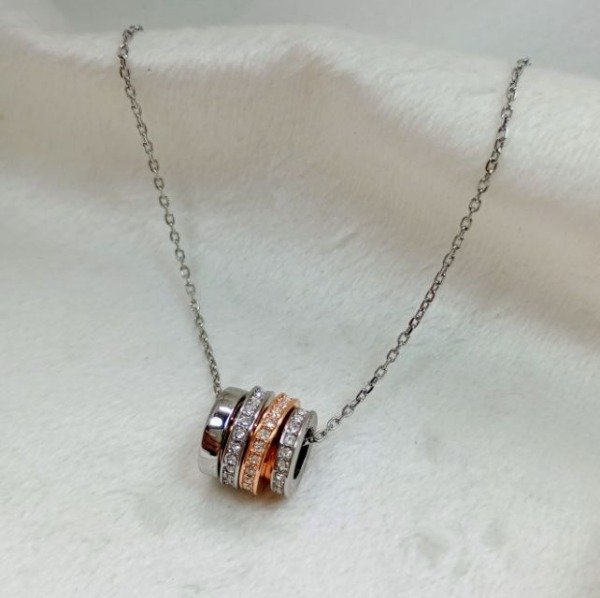 Producto - Collar RING Swarovski plateado (agotado)