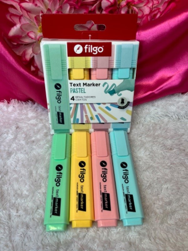 Producto - Resaltador x4 pastel filgo - 1