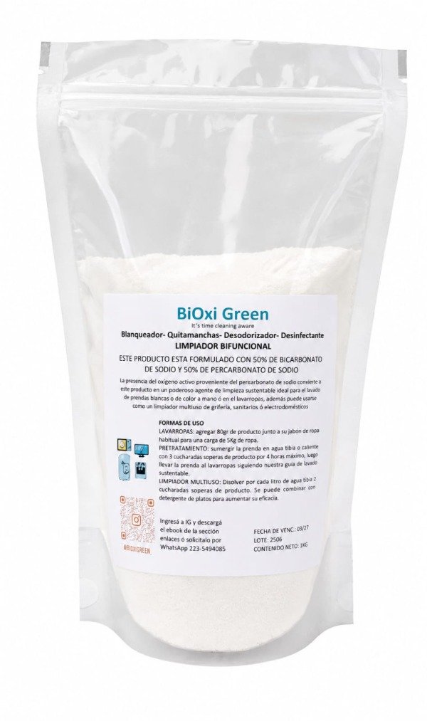Producto - Limpiador Bifuncional. Presentación en formato individual x 1Kg
