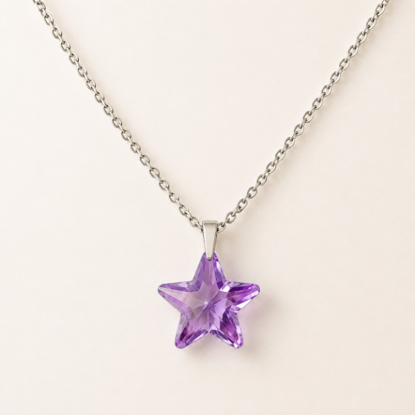 Producto - Collar Estrella Violeta - 2
