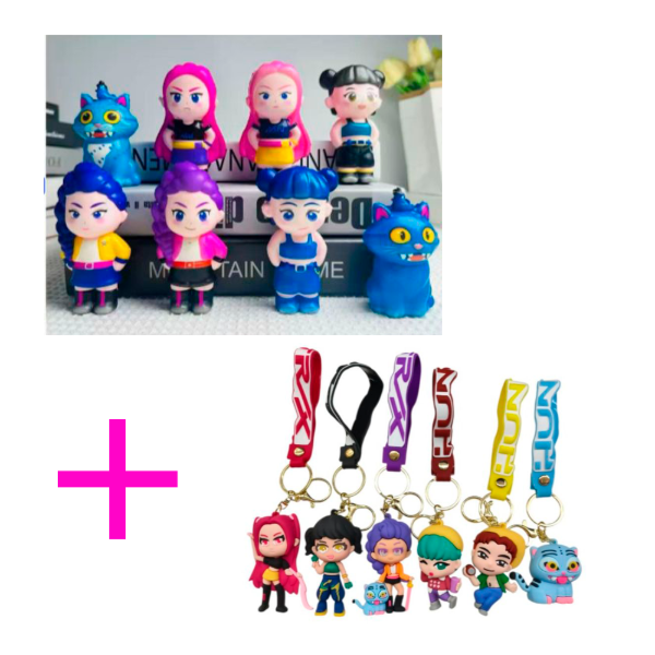 Producto - SUPER COMBO SQUISHY LLAVERO GUERRA KPOP