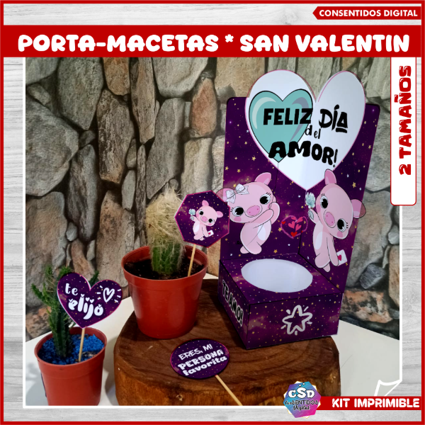 Producto - PORTAMACETA SAN VALENTIN