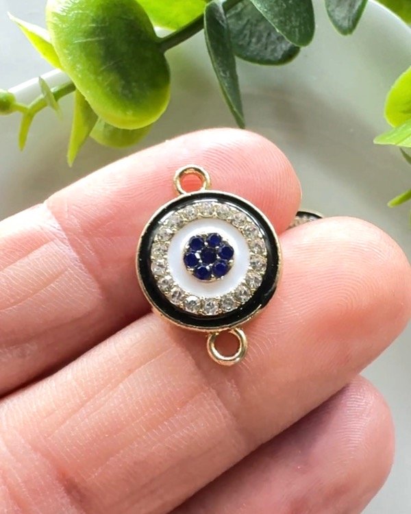Producto - DIJE OJITO STRASS DOBLE