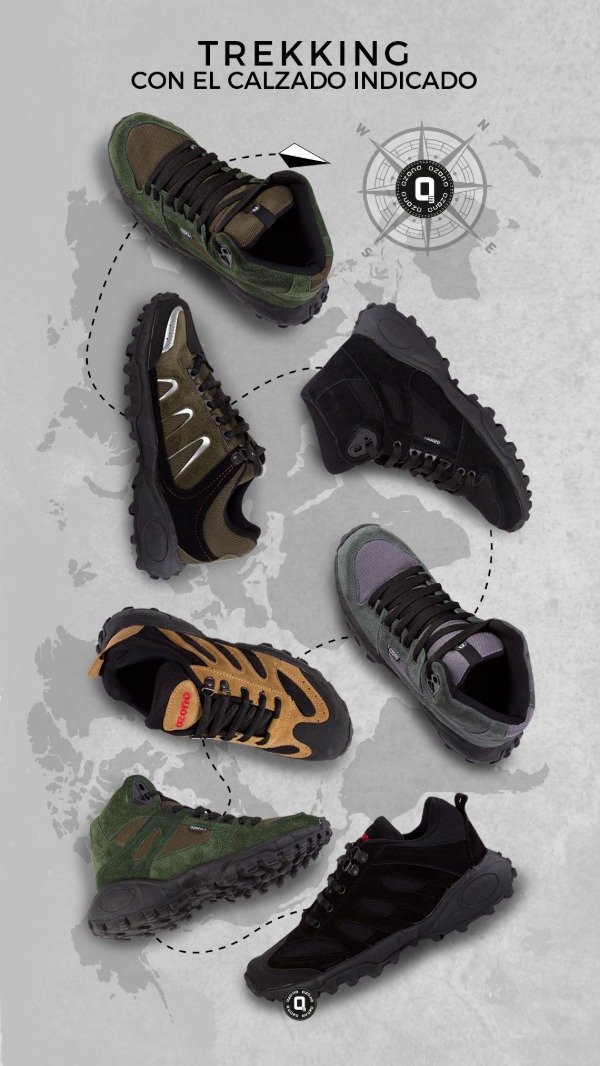 Producto - 320/290 zapatillas de trekking talles especiales/GRANDES del 46 al 51