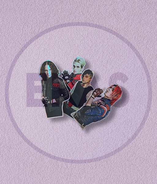 Producto - STICKERS HOLOGRÁFICOS - MY CHEMICAL ROMANCE - X4
