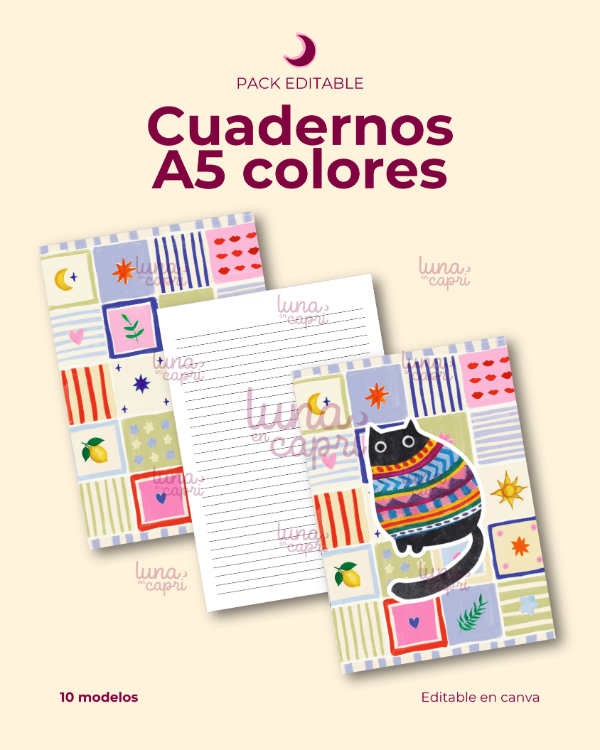 Producto - Cuadernos A5 colores