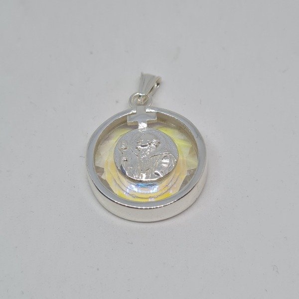 Producto - Dije san benito cristal 20mm