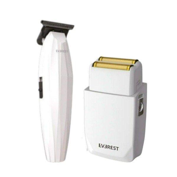 Producto - COMBO EVEREST WHITE TRIMMER + SHAVER