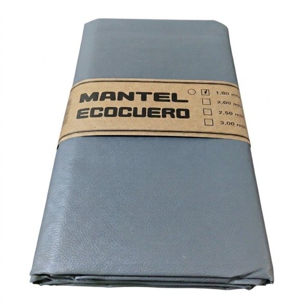 Producto - Mantel ecocuero cuadrado gris