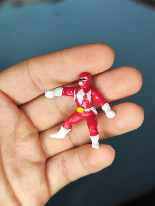 Producto - Red Ranger Mini Figura x1 - Tombola 4 cm España - 0
