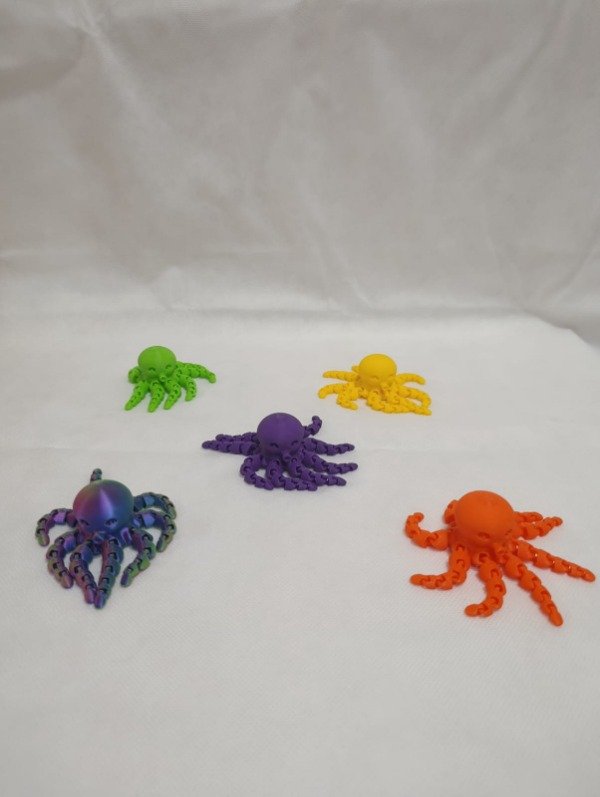 Producto - Mini Pulpo Articulado Antiestrés