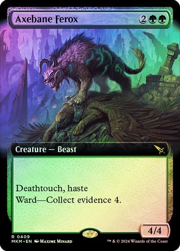 Producto - Axebane Ferox (Extended Art Foil)