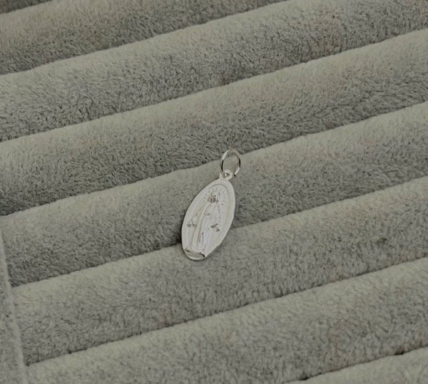 Producto - Dije medalla milagrosa de plata 925 (10mm)