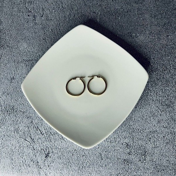 Producto - Argollitas AQ Doradas 3cm