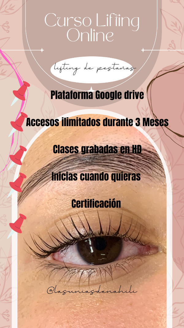 Producto - curso lifting de pestsañas