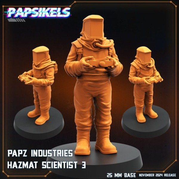 Producto - Cientifico en traje Hazmat 3
