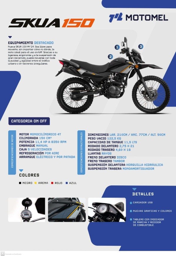 Producto - SKUA CX150 V6