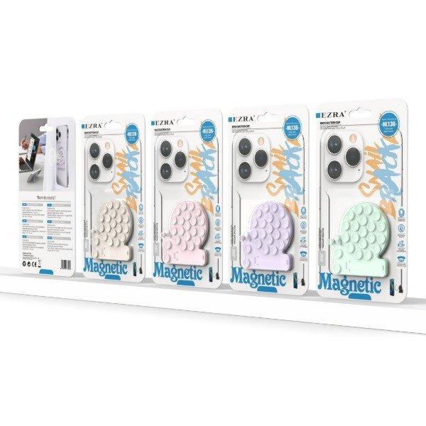 Producto - Soporte Universal Magnetico de Silocona Ventosa de 360 HL136.