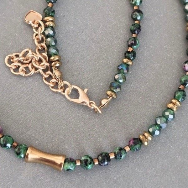 Producto - Collar Ocean Bruselas Green tornasol