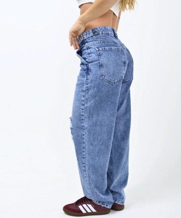 Producto - Jeans baggy con roturas - 1