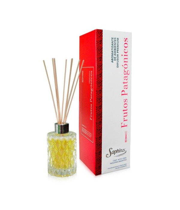 Producto - Difusor De Ambientes Saphirus Premium 130Ml - Frutos Patagónicos