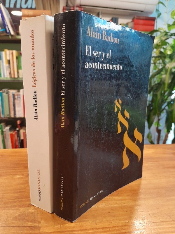 Producto - El Ser y el acontecimiento, Logicas de los mundos 2 Tomos - Alain Badiou FG