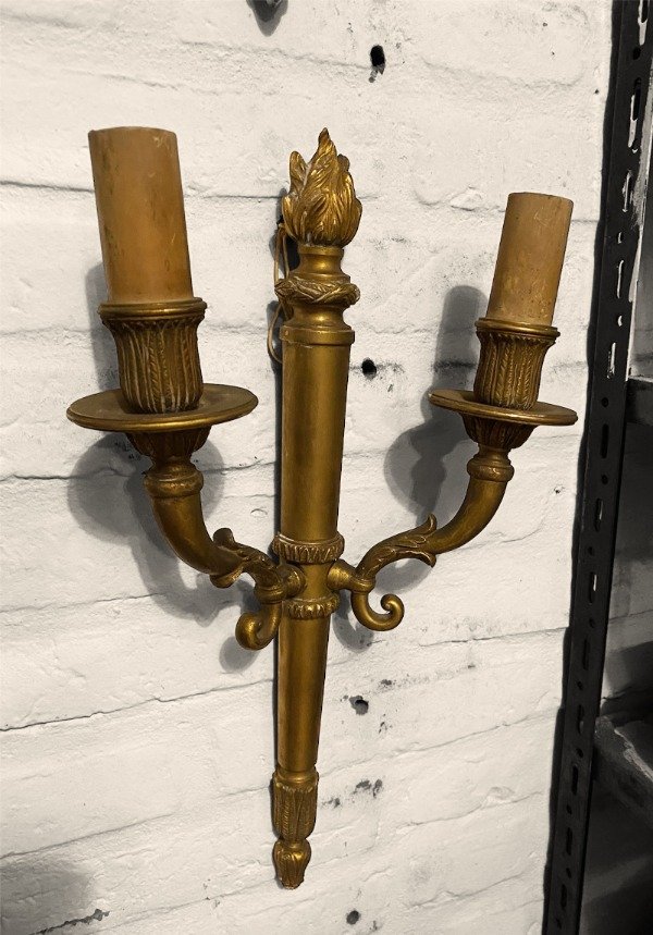 Producto - Aplique De Bronce Estilo Francés