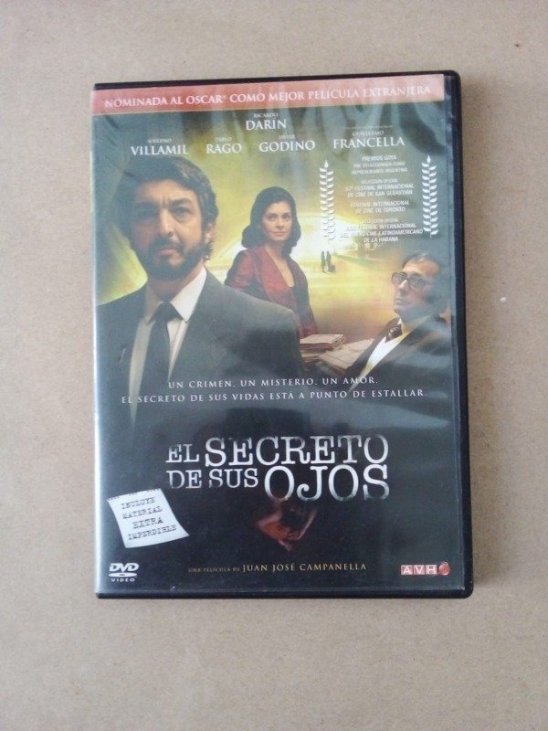 Producto - El secreto de sus ojos - Campanella Darín Villamil - AVH 2010