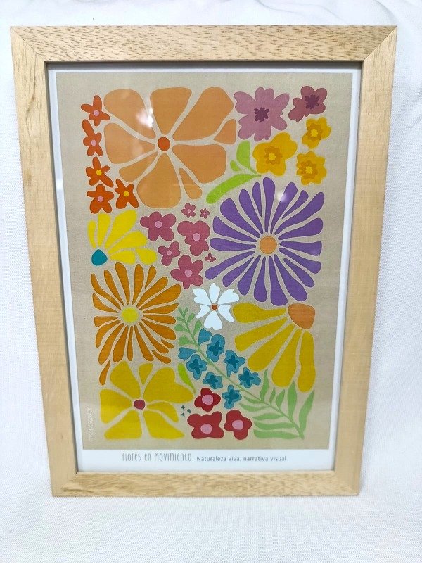 Producto - Cuadros "Gráficos" / Flores en movimiento