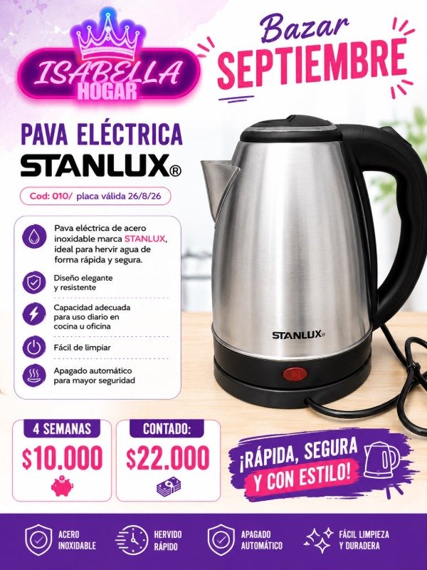 Producto - pava electrica electrolux - 0
