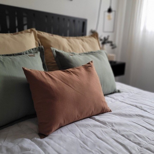 Producto - Combo x5 Almohadones - Arena / Verde / Marrón