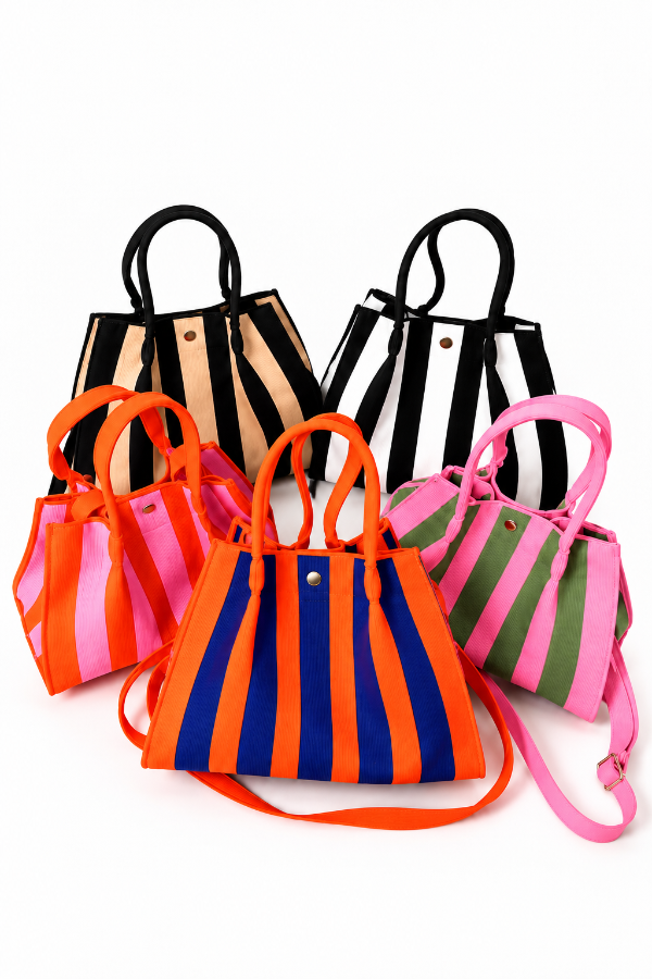 Producto - Cartera rayas (consultar colores) NO aplica 10 por ciento pago x transferencia - 0