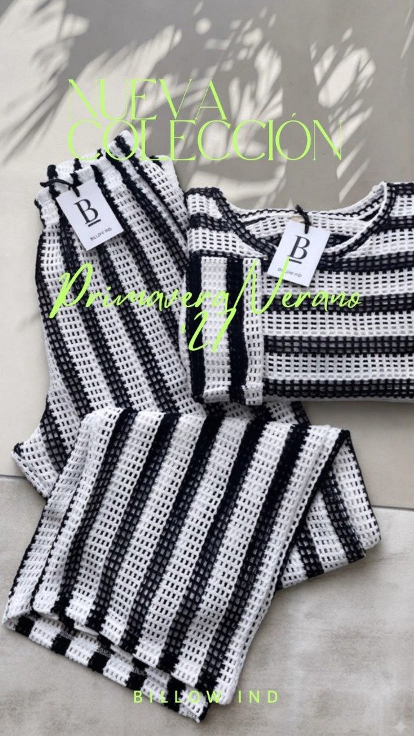 Producto - PALAZZO CALADO BLACK AND WHITE - 1