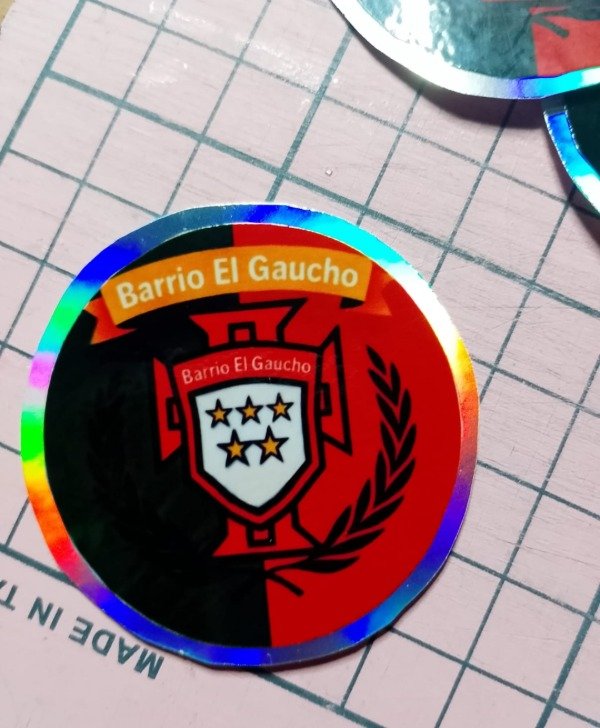 Producto - Etiquetas circulares de vinilo sublimado