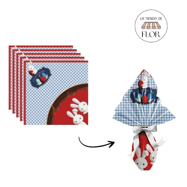 Producto - Envoltorio Huevo de Pascua Cuadrille 24 cm