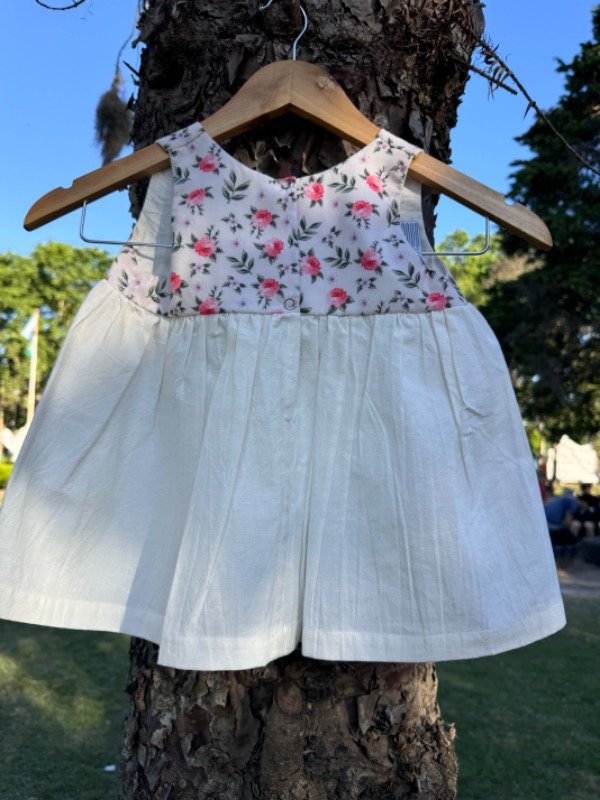 Producto - Vestido de tusor Floreado - 3