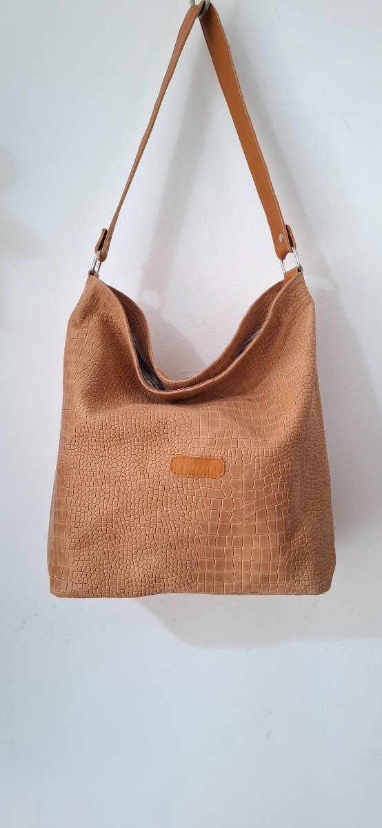 Producto - Bolso Alicia croco suela claro