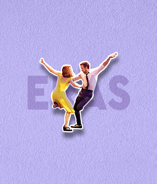 Producto - STICKERS UV -  LA LA LAND - DANCE