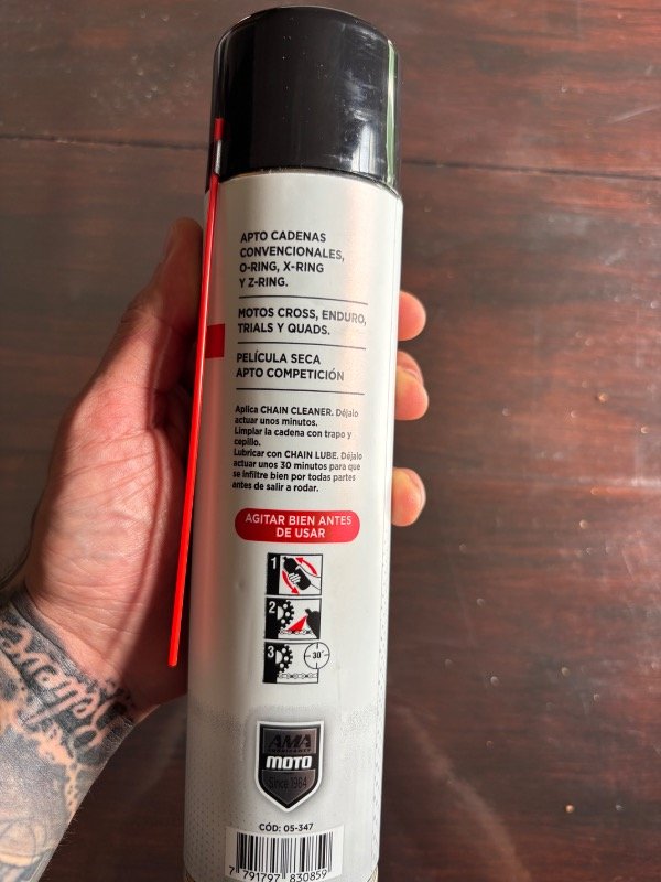 Producto - Lubricante cadena off road AMA off road 388 cm3 - 1
