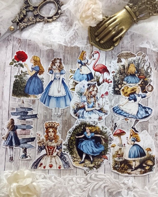 Producto - Alice in Woonderland - Stickers