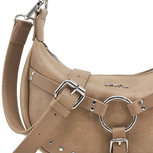 Producto - Cartera eco cuero visón claro - 2