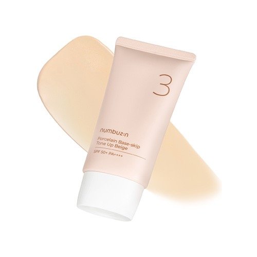 Producto - Numbuzin - Crema con color No. 3 Porcelain Base-Skip Tone Up Beige