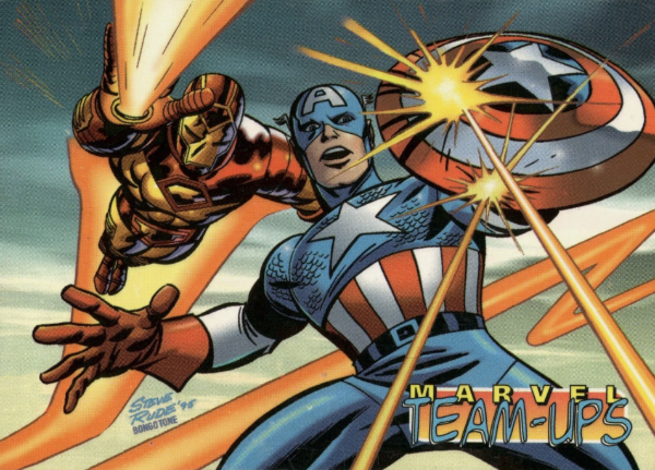 Producto - 1995 Ziploc Marvel Team-Ups #2 - Captain America and Iron Man