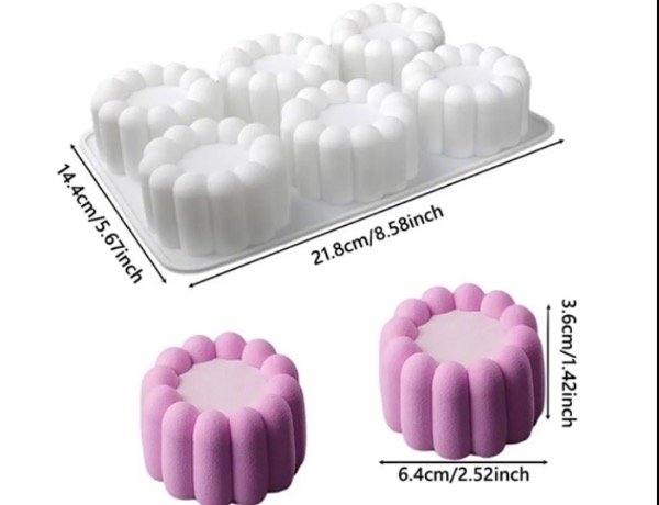Producto - MOLDE SILICONA X6 FLORES