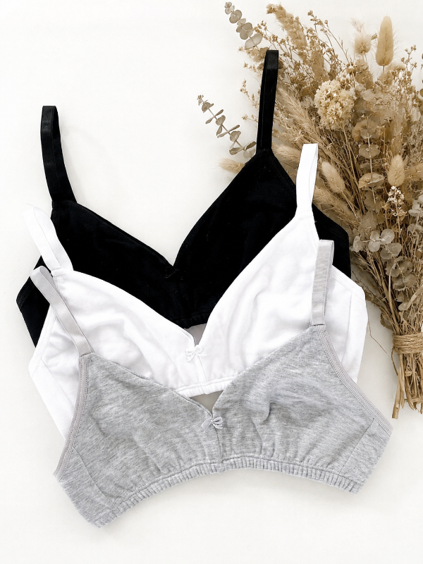 Producto - Corpiño Emma (Blanco, Negro, Nude, Gris) - 0