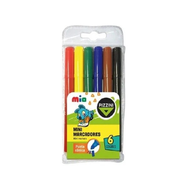 Producto - Marcadores Mini x6 PIZZINI